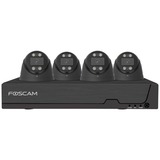 Foscam Foscam PoE Kit FN9108E-T4-2T, Caméra de surveillance Noir