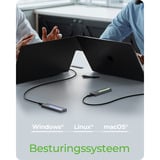 ICY BOX Boîtier SSD M.2 NVMe/SATA avec éclairage RGB, Boîtier disque dur Gris, USB 3.2 Gen 2 Type-C®