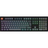 Keychron K10 Max, clavier Noir/gris, Layout BE, Keychron Super Banana, LED RGB, Hot-swappable, Bluetooth, 2.4GHz