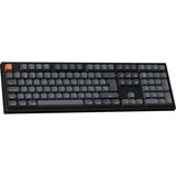 Keychron K10 Max, clavier Noir/gris, Layout BE, Keychron Super Banana, LED RGB, Hot-swappable, Bluetooth, 2.4GHz