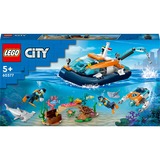 LEGO City - Le bateau d’exploration sous-marine, Jouets de construction 60377