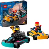 LEGO City - Les karts et les pilotes de course, Jouets de construction 60400