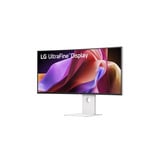 LG UltraWide 40U990A-W 40" 4K Ultra HD Moniteur incurvé Blanc/noir, 1x DisplayPort, 2x HDMI, 5x USB-C, 2x USB-A, 2x Thunderbolt, 1x RJ-45, 120 Hz