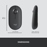 Logitech MK470 Combiné clavier-souris sans fil mince , set de bureau Noir, Mécanique des ciseaux, 1000 dpi