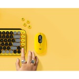 Logitech POP Keys - BLAST, clavier Jaune/gris, Layout FR, GX Brown, Bluetooth