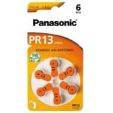 Panasonic Zinc Air PR-13/6LB, Batterie 6 pièces