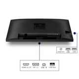 Philips 32B2N3500 31.5" Moniteur Noir, 1x DisplayPort, 2x HDMI, 3x USB-A