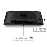 Philips 32B2N3500 31.5" Moniteur  Noir, 100 Hz, HDMI, DisplayPort, Audio USB-hub