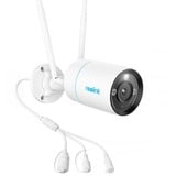 Reolink W330 Balle (forme) Caméra de sécurité IP Intérieure et extérieure 3840 x 2160 pixels Mur, Caméra de surveillance Blanc/Noir, Caméra de sécurité IP, Intérieure et extérieure, Avec fil &sans fil, Google Assistant, Mur, Blanc