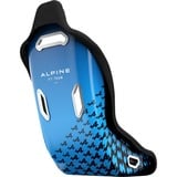 Trak Racer TRX Hybrid Fixed Fiberglass Seat - Alpine 2023 Livery, Siège de course Noir/Bleu