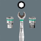 Wera 9608 Cap magnétique B Impaktor Imperial 1, Clés mixtes à cliquet Noir/Vert, 9 pièces