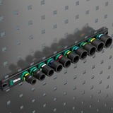 Wera 9608 Cap magnétique B Impaktor Imperial 1, Clés mixtes à cliquet Noir/Vert, 9 pièces