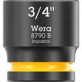 Wera 9608 Cap magnétique B Impaktor Imperial 1, Clés mixtes à cliquet Noir/Vert, 9 pièces