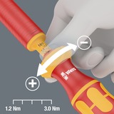 Wera Kraftform Kompakt VDE 16 Torque extra slim 1 Tool Finder, Tournevis Rouge/Jaune, 16 pièces