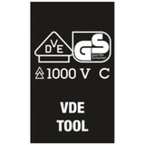 Wera Kraftform Kompakt VDE 16 Torque extra slim 1 Tool Finder, Tournevis Rouge/Jaune, 16 pièces