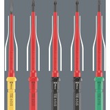 Wera Kraftform Kompakt VDE 16 Torque extra slim 1 Tool Finder, Tournevis Rouge/Jaune, 16 pièces