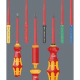 Wera Kraftform Kompakt VDE 16 Torque extra slim 1 Tool Finder, Tournevis Rouge/Jaune, 16 pièces