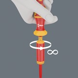 Wera Kraftform Kompakt VDE 16 Torque extra slim 1 Tool Finder, Tournevis Rouge/Jaune, 16 pièces