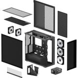 ARCTIC Xtender VG (Mirror Black) boîtier midi tower Noir | 2x USB-A | 1x USB-C | RGB | Verre Trempé