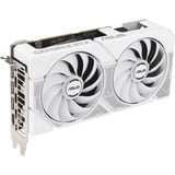 ASUS Dual -RTX5060-O8G-WHITE NVIDIA GeForce RTX 5060 8 Go GDDR7, Carte graphique Blanc, GeForce RTX 5060, 8 Go, GDDR7, 128 bit, 7680 x 4320 pixels, PCI Express 5.0