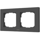 Aqara Bâti Switch H2 EU 2 groupes, Diaphragme Gris