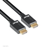 Club 3D HDMI à très haut débit, Câble Noir, 2 mètres, 4K 120Hz, 8K 60Hz, 48Gbps