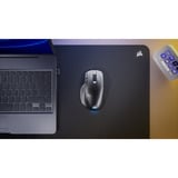 Corsair NIGHTSWORD v2 WIRELESS SD Stream Deck, Souris gaming Noir, 100 - 33.000 DPI, 8K Hz, RGB, USB, 2.4GHz, Bluetooth 5.2 + LE