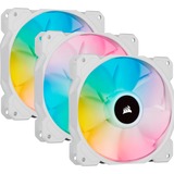 Corsair iCUE SP120 RGB ELITE Performance, Triple Pack avec Lighting Node CORE, Ventilateur de boîtier Blanc, Incl. CORSAIR Lighting Node CORE