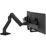 Ergotron HX Desk Dual, Support de moniteur Noir
