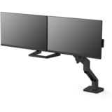 Ergotron HX Desk Dual, Support de moniteur Noir