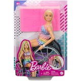  Fashionistas - Barbie avec un fauteuil roulant violet #194, Poupée 