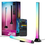 Govee RGBWIC TV Light Bar, Bande de LED Noir, pour TV de 45 à 70 pouces, 2 pièces, Wi-Fi 2,4 GHz