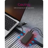 ICY BOX IB-CR601M-C31, Boîtier disque dur Noir