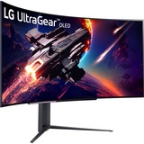 LG UltraGear OLED 45GR95QE-B 45" incurvé UltraWide Gaming Moniteur Noir, 2x HDMI, 1x DisplayPort, 2x USB-A 3.2 (5 Gbit/s), 240 Hz