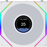 Lian Li UNI FAN TL LCD FLEX ventilateur de boîtier RGB  Blanc, 124 x 120 x 28 mm, PWM