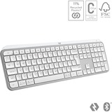 Logitech MX Keys S Advanced Wireless, clavier Blanc, Layout US (QWERTY)