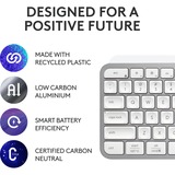 Logitech MX Keys S, clavier Blanc, Mise en page aux États-Unis (international), US-International