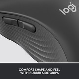 Logitech Signature M650, Souris Graphite, Taille L