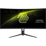 MSI MAG 342CQR E2 34" Moniteur UltraWide gaming incurvé  Noir, 180Hz, DisplayPort, HDMI, AMD Free-Sync