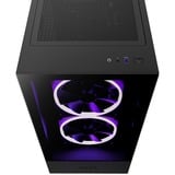 NZXT H5 Elite boîtier midi tower Noir | 1x USB-A | 1x USB-C | RGB | Verre Trempé