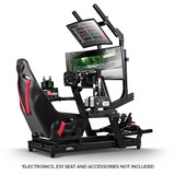 Next Level Racing GT Elite Race Simulator Cockpit Wheel Plate Edition, Sim Rig Noir