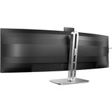 Philips 49B2U6900CH/00 écran plat de PC 124 cm (48.8") 5120 x 1440 pixels Dual QHD LCD Noir Moniteur UltraWide incurvé  Gris foncé/Argent, 124 cm (48.8"), 5120 x 1440 pixels, Dual QHD, LCD, 4 ms, Noir