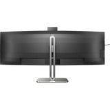 Philips 49B2U6900CH 48.8" Moniteur UltraWide incurvé Gris foncé/argent, 1x DisplayPort, 2x HDMI, 3x USB-C, 4x USB-A, 1x RJ-45