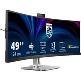 Philips 49B2U6900CH 48.8" Moniteur UltraWide incurvé  Gris foncé/Argent, 2x HDMI, DisplayPort, 4x USB-A, 3x USB-C, RJ-45