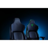 Razer Iskur Siège de jeu sur PC Siège rembourré Noir, Siège Gaming Noir, Siège de jeu sur PC, 130 kg, Siège rembourré, PC, 130 kg, 1811 cm