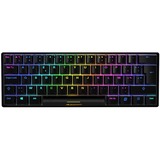 Sharkoon SKILLER SGK50 S4 RGB clavier gaming mécanique Noir, Layout BE (AZERTY), Kailh Red, 60%, Hot-swappable