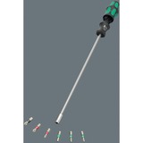 Wera Kraftform Kompakt 27 XL Universal 1, Set d'embouts de vissage Noir/Vert, 7 pièces
