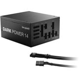 be quiet! DARK POWER 14 alimentation modulaire 850 watt Noir, 1x 12V-2x6, 4x PCIe, 850 W, 100 - 240 V, 950 W, 50/60 Hz, 10 A, 5 A