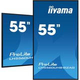 iiyama ProLite LH5560UHS-B2AG, Affichage public Noir (Mat), HDMI, LAN, WiFi, USB, audio, Android 11