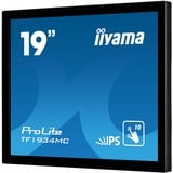 iiyama ProLite TF1934MC-B7X 19" Moniteur  Noir, 48,3 cm (19"), 1280 x 1024 pixels, SXGA, LED, 14 ms, Noir